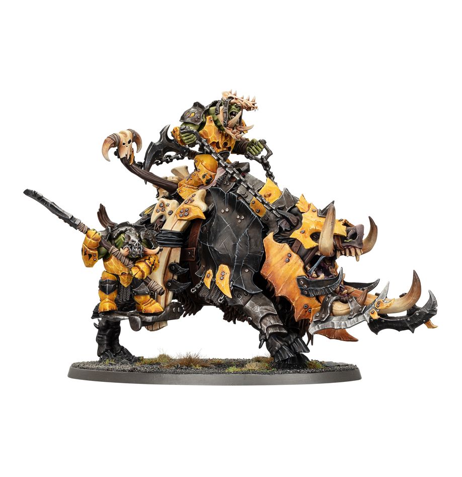 Warhammer: Age of Sigmar - Orruk Warclans: Tuskboss on Maw-Grunta