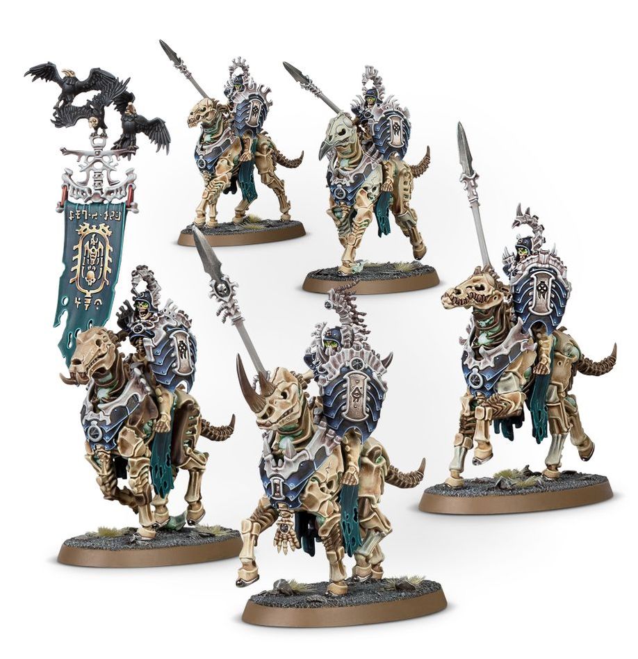 Warhammer: Age of Sigmar - Ossiarch Bonereapers: Kavalos Deathriders