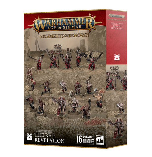 Warhammer: Age of Sigmar - Blades of Khorne Regiments of Renown: The Red Revelation
