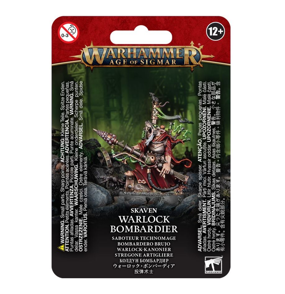 Warhammer: Age of Sigmar - Skaven: Warlock Bombardier