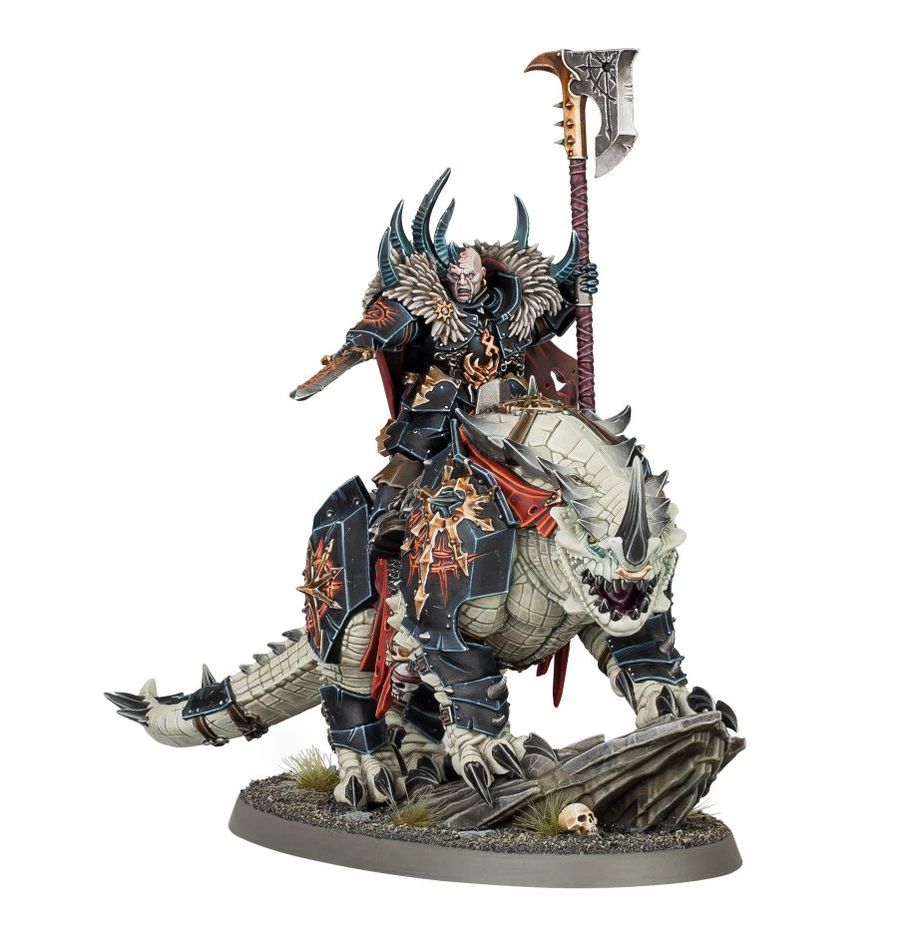 Warhammer: Age of Sigmar - Slaves to Darkness: Chaos Lord on Karkadrak