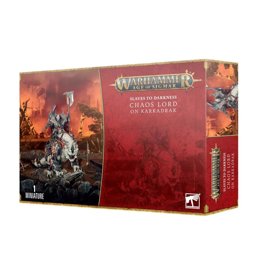 Warhammer: Age of Sigmar - Slaves to Darkness: Chaos Lord on Karkadrak