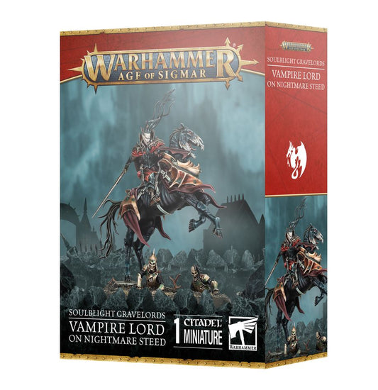 Warhammer: Age of Sigmar - Soulblight Gravelords: Vampire Lord on Nightmare Steed