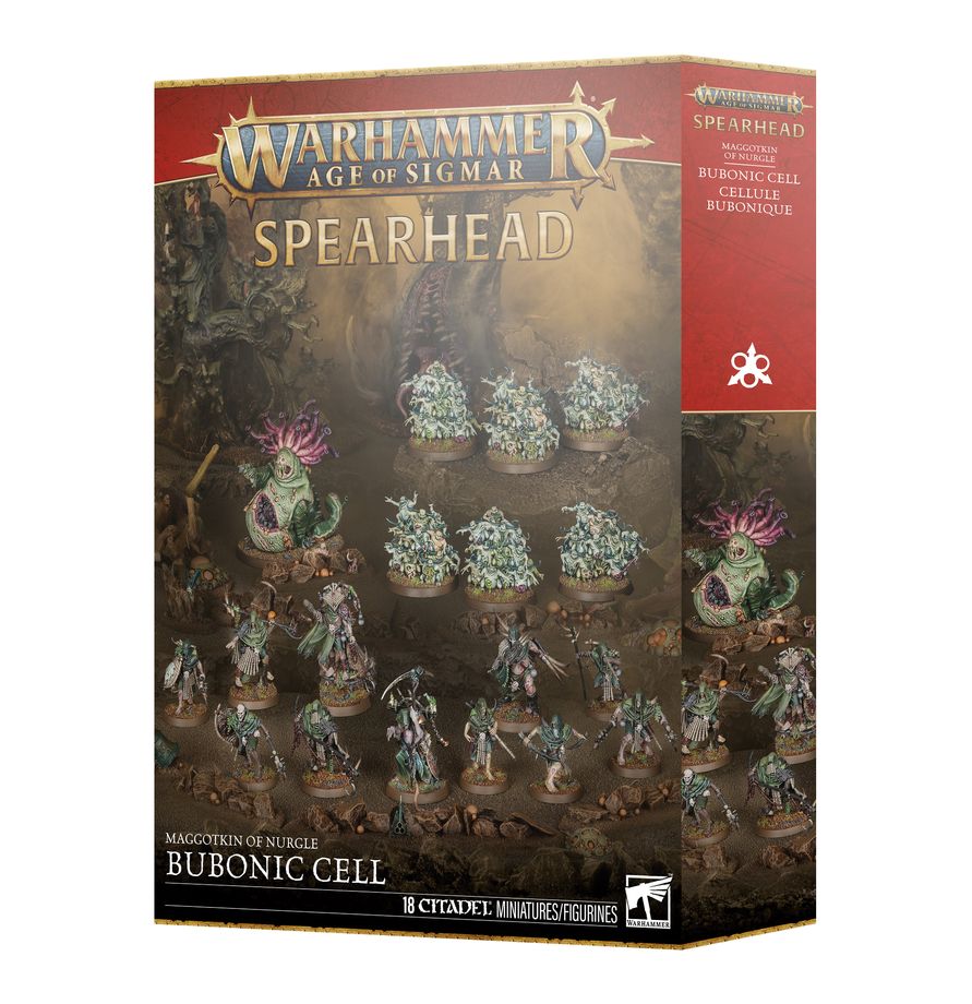 Warhammer: Age of Sigmar - Maggotkin of Nurgle: Bubonic Cell Spearhead