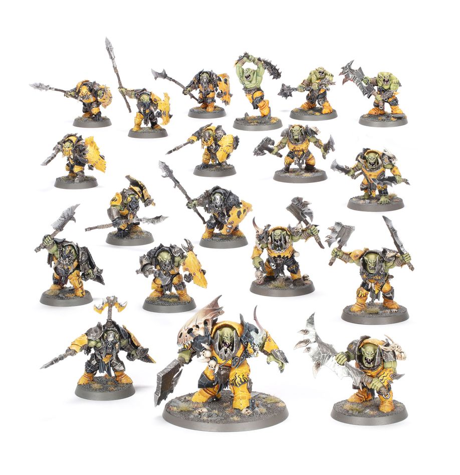Warhammer: Age of Sigmar - Orruk Warclans: Ironjawz Bigmob Spearhead