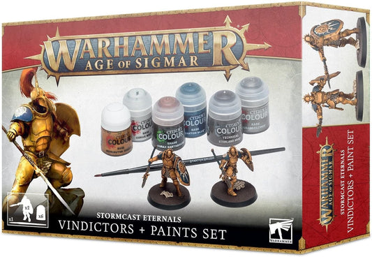 Warhammer: Age of Sigmar - Stormcast Eternals Vindictors + Paint Set