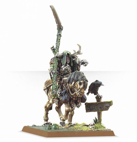 Warhammer: Age of Sigmar - Warriors of Chaos: Nurgle Chaos Lord on Daemonic Mount