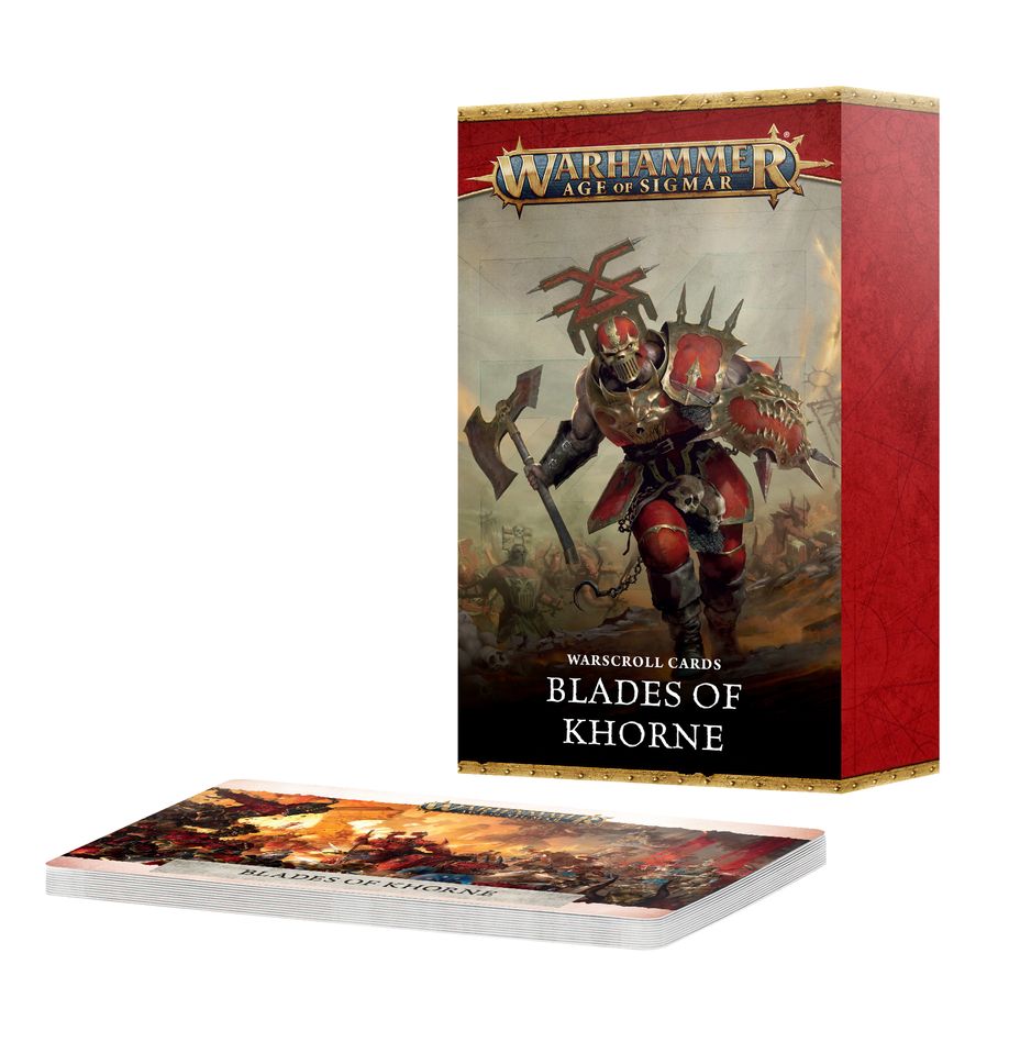 Warhammer: Age of Sigmar - Blades of Khorne Warscroll Cards