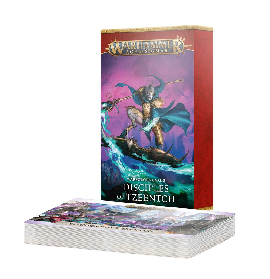 Warhammer: Age of Sigmar - Disciples of Tzeentch Warscroll Cards