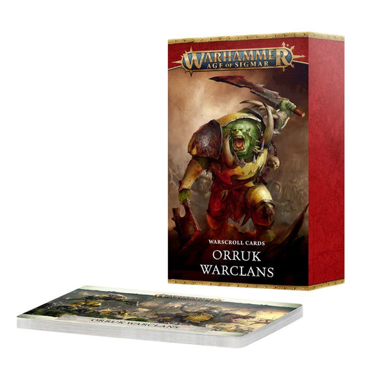 Warhammer: Age of Sigmar - Orruk Warclans Warscroll Cards