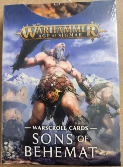 Warhammer: Age of Sigmar - Sons of Behemat Warscroll Cards