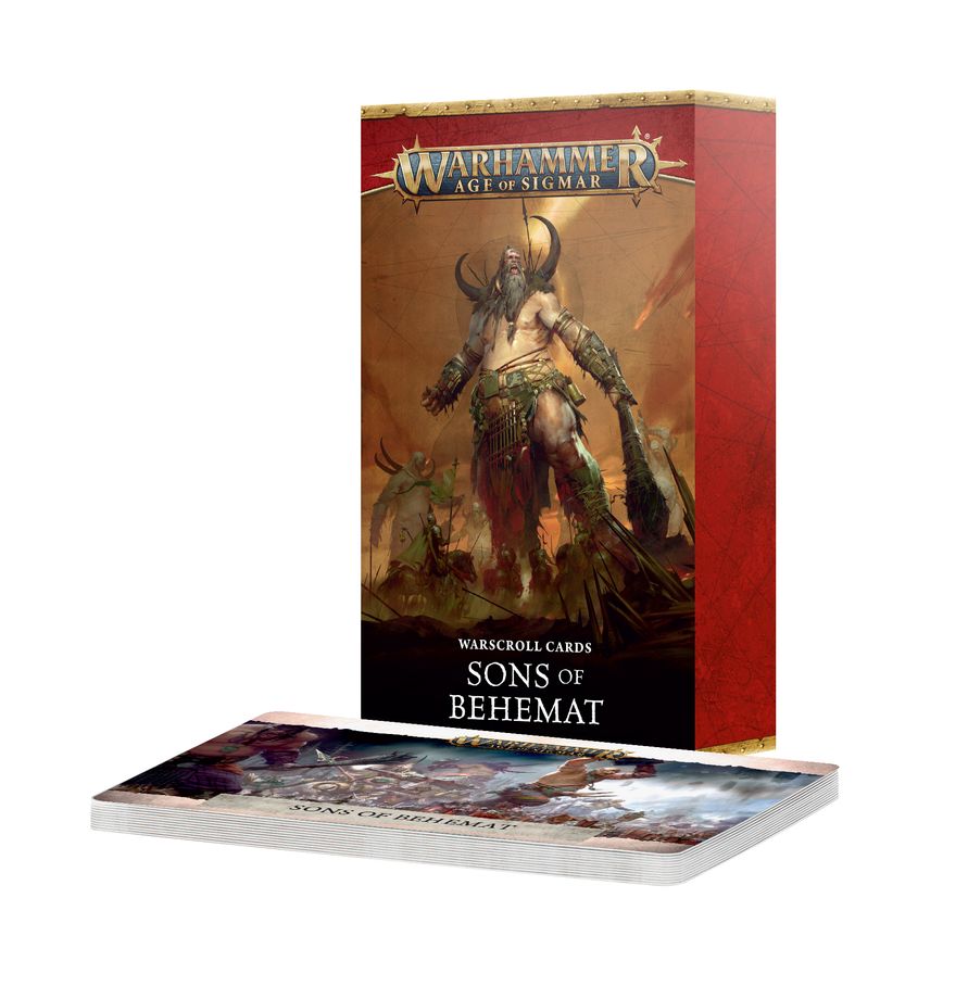 Warhammer: Age of Sigmar - Sons of Behemat Warscroll Cards