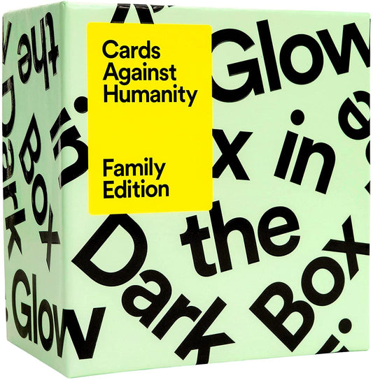 Cards Against Humanity: Family Edition - Glow in the Dark Box