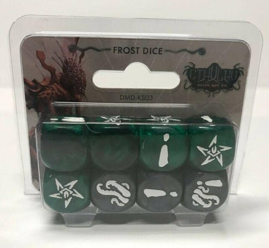 Cthulhu: Death May Die - Frost Dice (Kickstarter Exclusive)