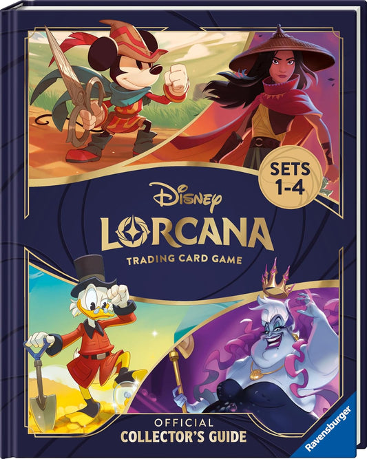 Disney Lorcana: Trading Card Game - Official Collector's Guide Sets 1-4