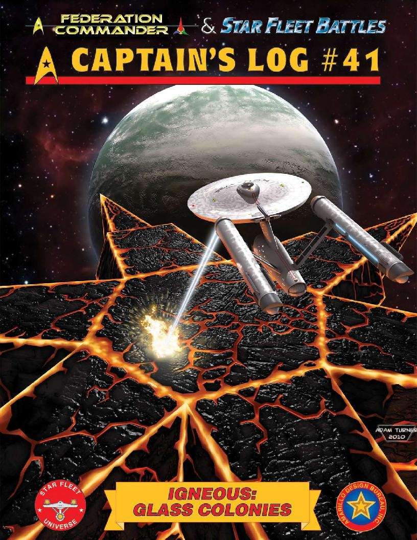 Federation Commander & Star Fleet Battles: Captain's Log #41 - Igneous: Glass Colonies