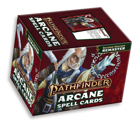 Pathfinder (Second Edition): Arcane Spell Cards Remaster