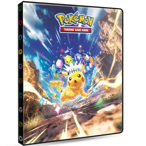 Pokemon Scarlet & Violet 8: Surging Sparks 9-Pocket Folio Terastallized Pikachu