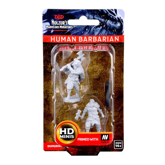 Dungeons & Dragons: Nolzur's Marvelous Miniatures - Male Human Barbarian (2023)