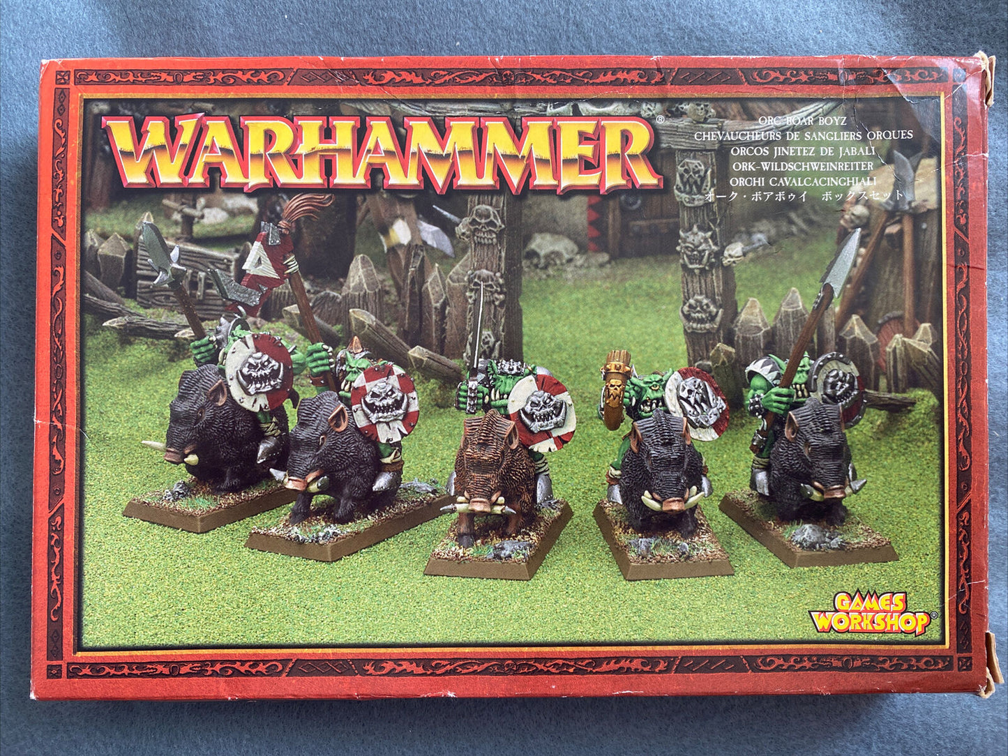 Warhammer: Orc Boar Boyz