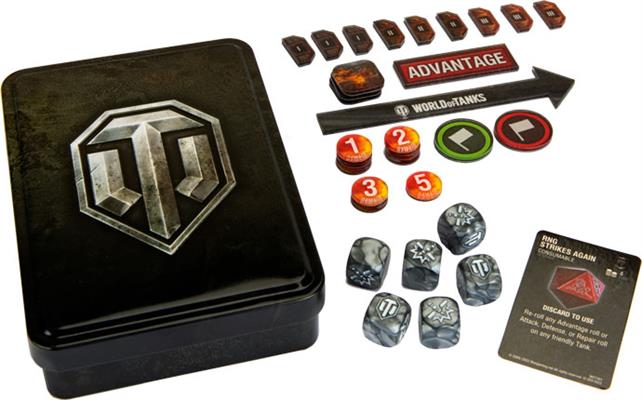 World of Tanks: Miniatures Game - Gaming Dice & Tokens Set