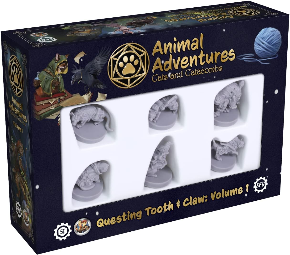 Animal Adventures: Cats & Catacombs - Questing Tooth & Claw: Volume 1