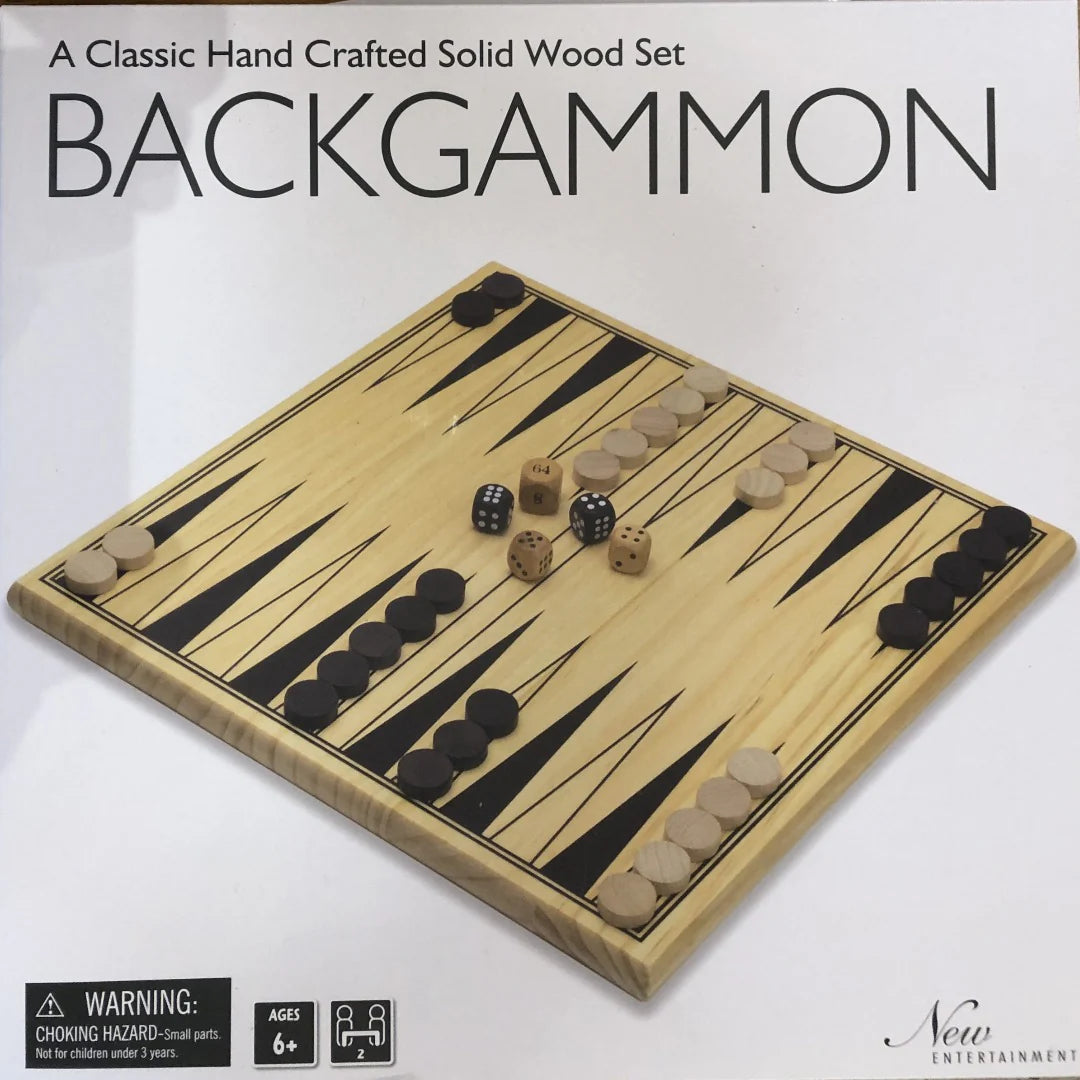 Backgammon Hand-Crafted Wood Set