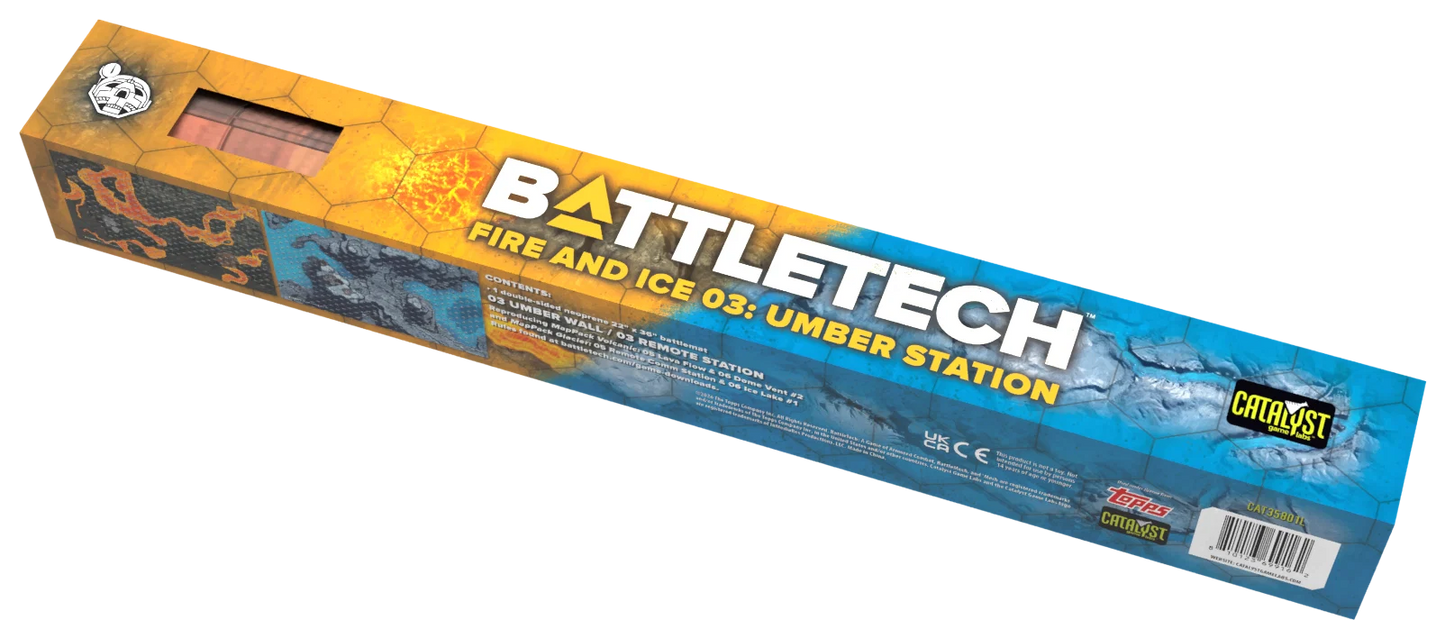 Battletech: Fire and Ice 03: Umber Station Game Mat