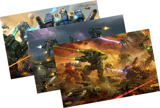 Battletech: Mercenaries 3-Pack Posters