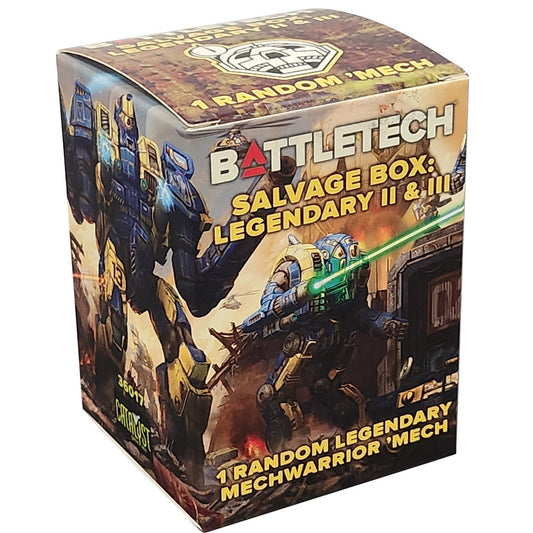 Battletech: Salvage Box - Legendary II & III (1 Random Legendary Mechwarrior Mech)