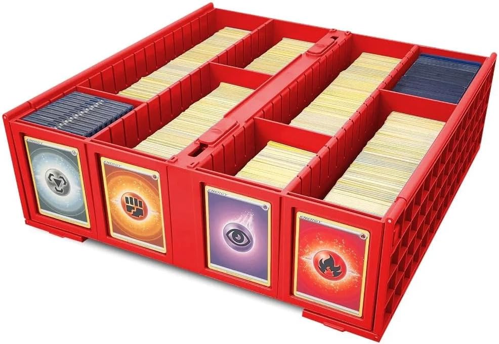 3200 Count Card Bin (Red)