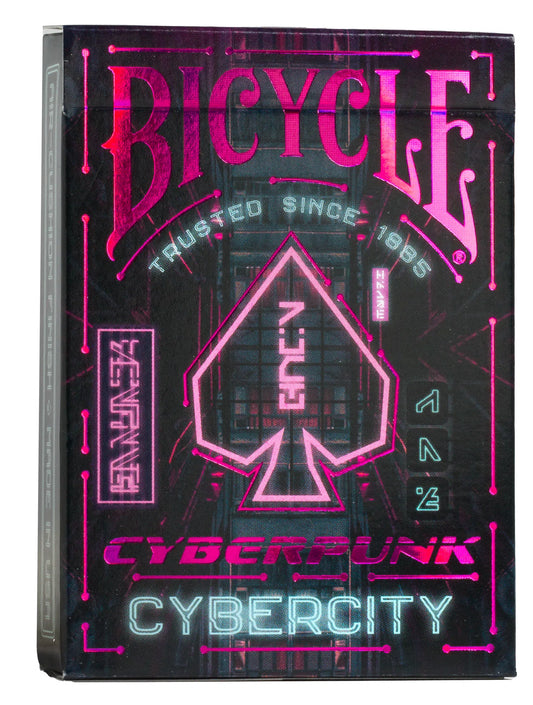 Bicycle Cyberpunk Cybercity Playing Cards