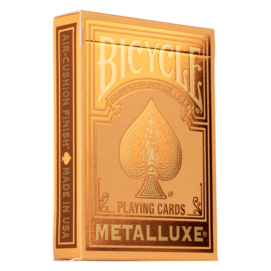 Bicycle Metalluxe Orange Playing Cards