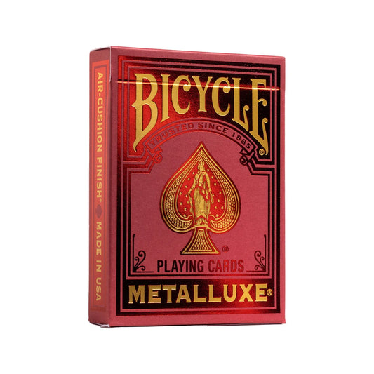Bicycle: Metalluxe Red Playing Cards