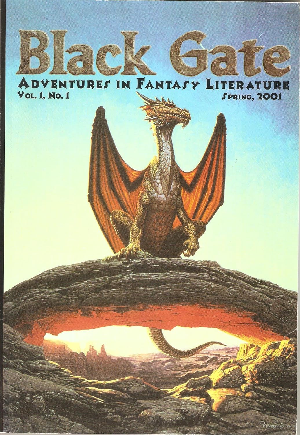 Black Gate: Adventures in Fantasy Literature (Vol. 1, No. 1)