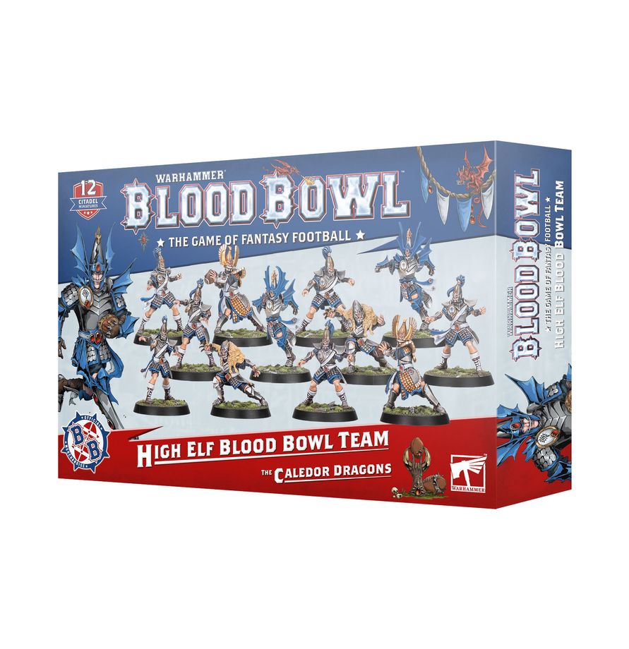 Blood Bowl: High Elf Blood Bowl Team - The Caledore Dragons