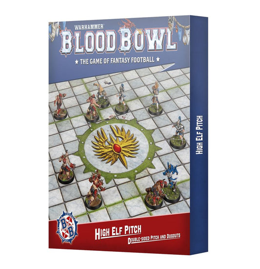 Blood Bowl: High Elf Pitch & Dugouts