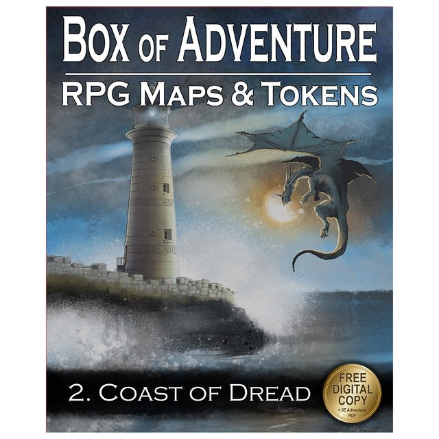 Box of Adventure: RPG Maps & Tokens #2 - Coast of Dread