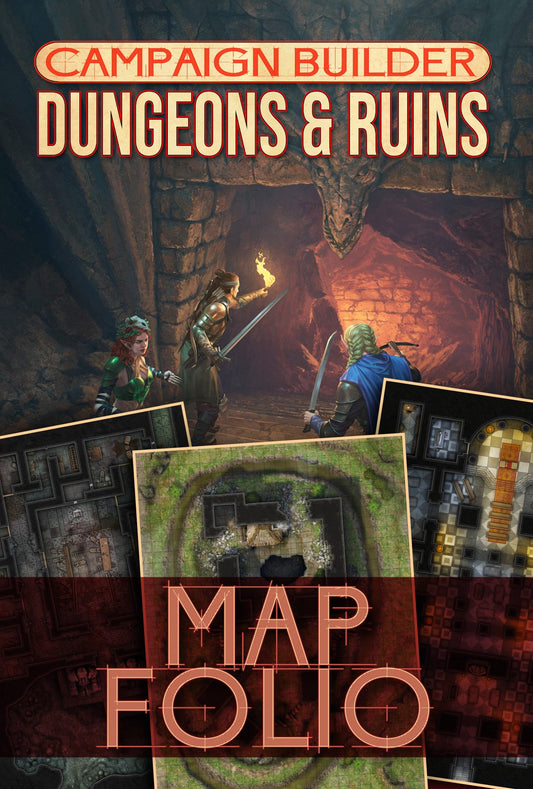 Campaign Builder: Dungeons & Ruins Map Folio 5E