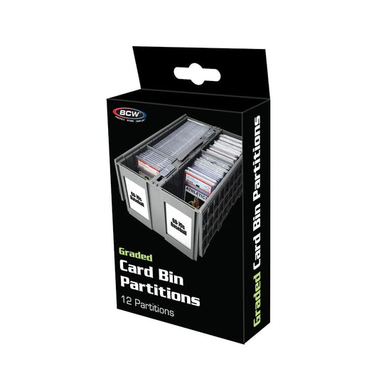 Card Bin Partitions (Gray - Graded)