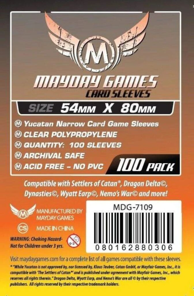 Card Sleeves (54x80mm, 100 Sleeves)