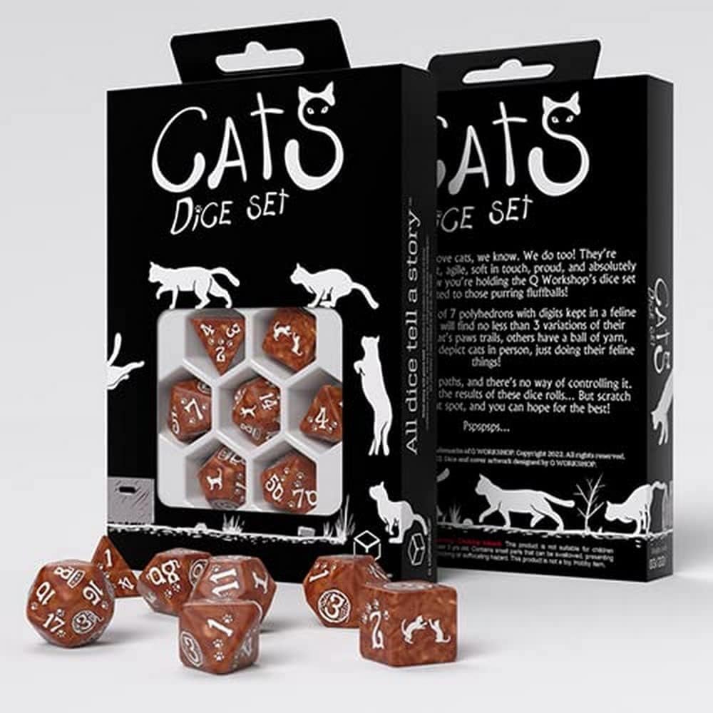 Cats Dice Set: Muffin Set