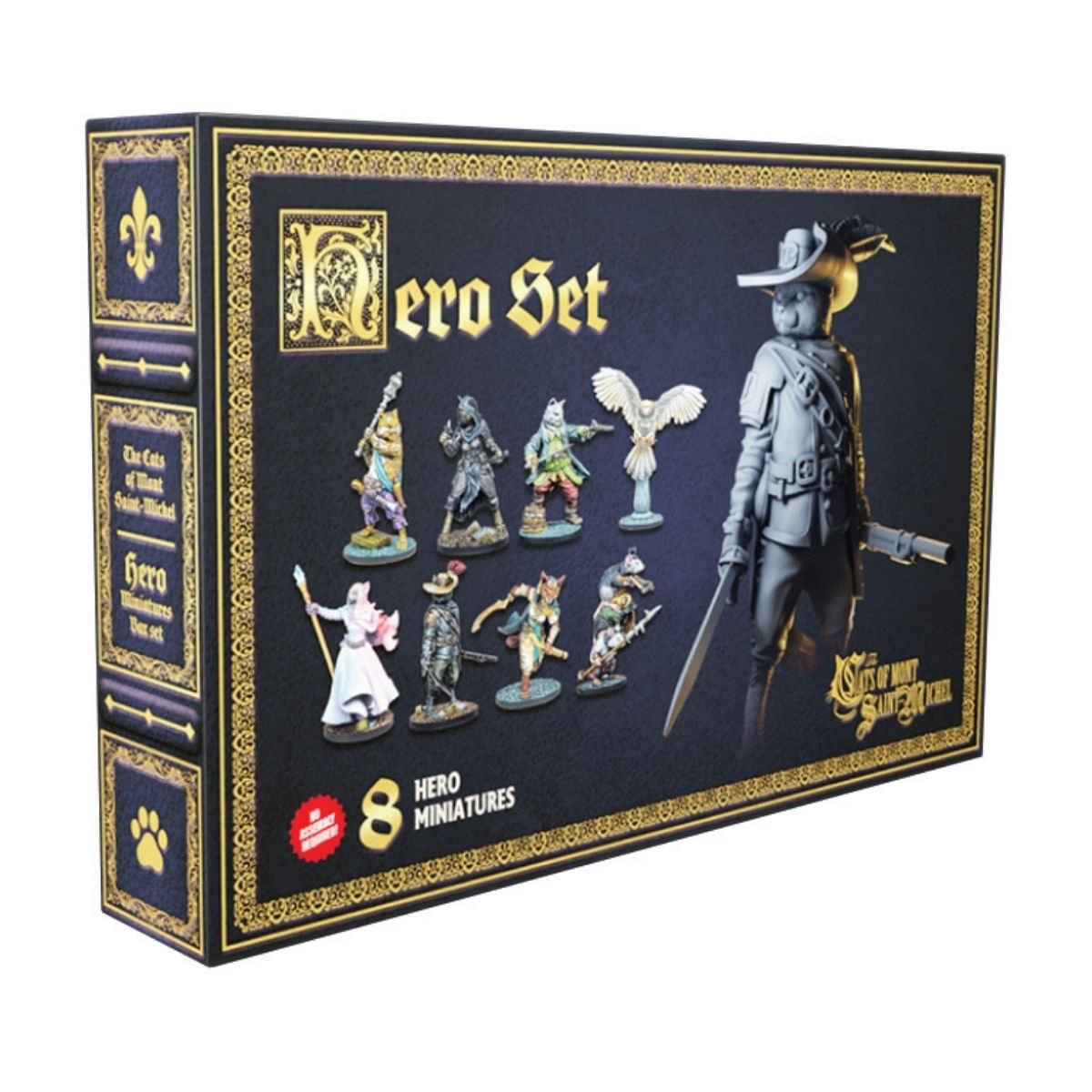 The Cats of Mont Saint-Michel Hero Miniatures