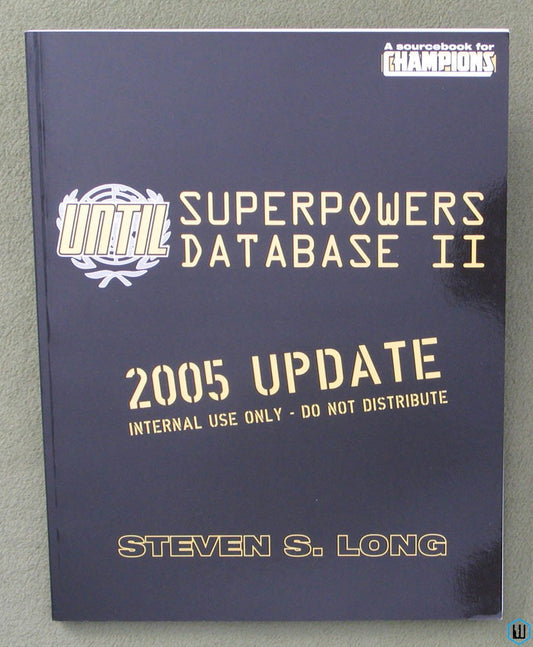 Champions: Until - Superpowers Database II