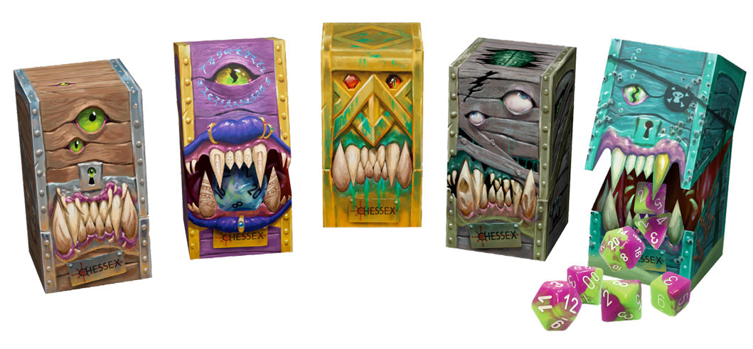Chessex: Hidden Wonder - Blind Dice Box (7-Die Set)