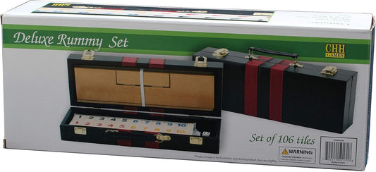 Deluxe Rummy Set with Wood Racks