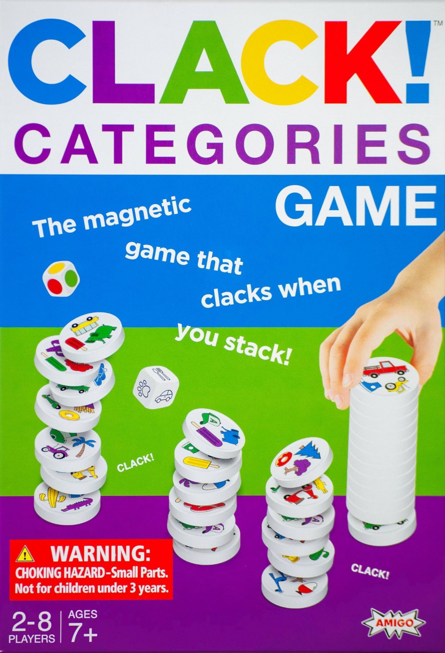 Clack!: Categories