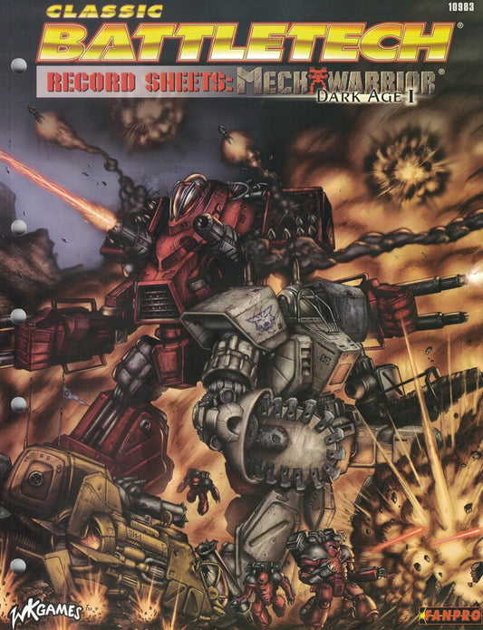 Classic Battletech: Record Sheets - Mechwarrior Dark Age
