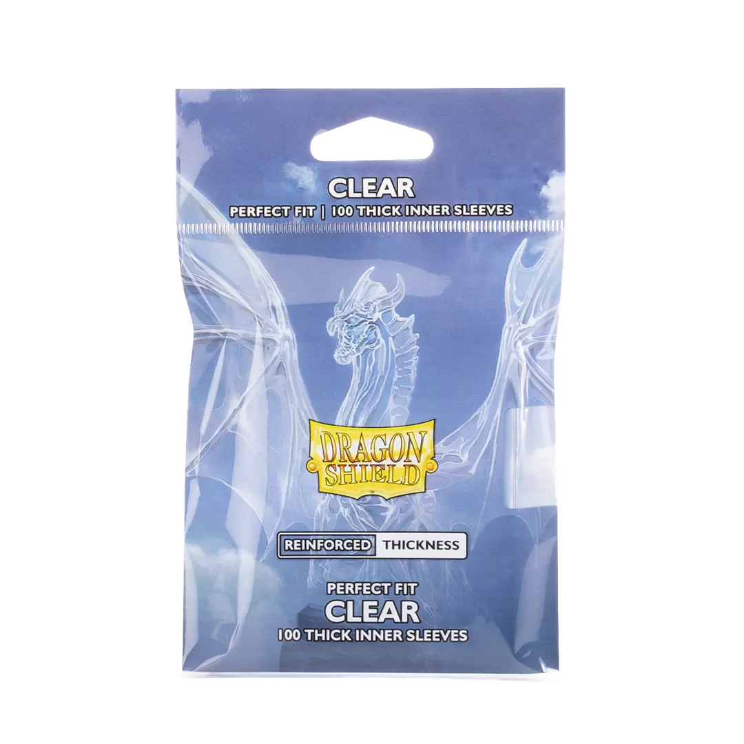 Dragon Shield: Perfect Fit Clear - Thick Inner Sleeves (100)