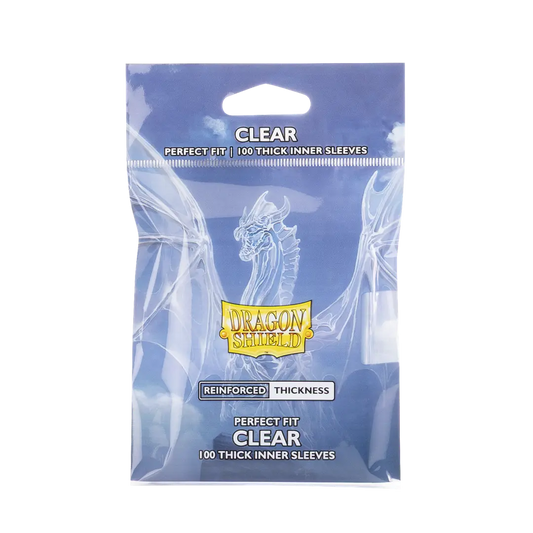Dragon Shield: Perfect Fit Clear - Thick Inner Sleeves (100)